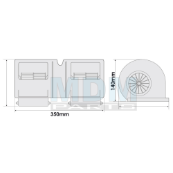 Blower Motor Valtra 00 6000 8000 A C M T TC