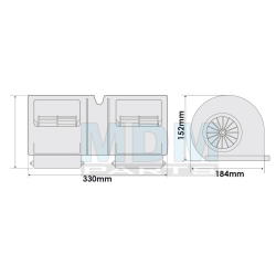 Blower Motor Fendt Farmer 300 Favorit 700