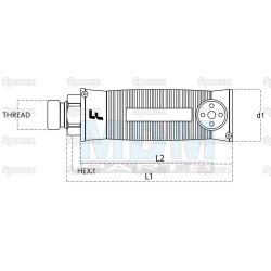 FASTER LM12GAS HANDLE