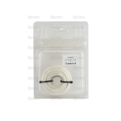 Cable - 1 core, 2.5mm&sup2; cable, white (length: 10M)