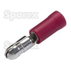 Bullet Male-Red 4.0mm