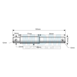 Dual Category Pin - 22/28x195