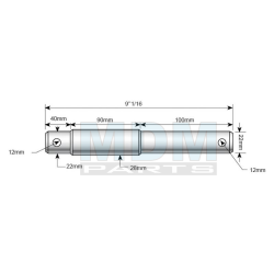 Dual Category Pin - 22/28x230