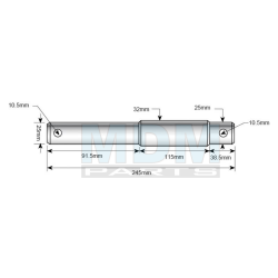 Dual Category Pin - 25/32x245