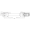 Cardan shafts complete - Sparex, length (Lz): 1010mm, 1 3/8 x