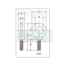 Eye Bolts M279 M8