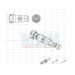 ISOBUS Plug DuraMate 10mm