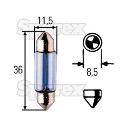 Bulb 12v SV8.5-8 blister