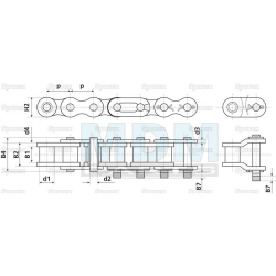 DRIVE CHAIN 60-1HV 5M BOX