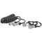 Coil elastic cable for 1 camera