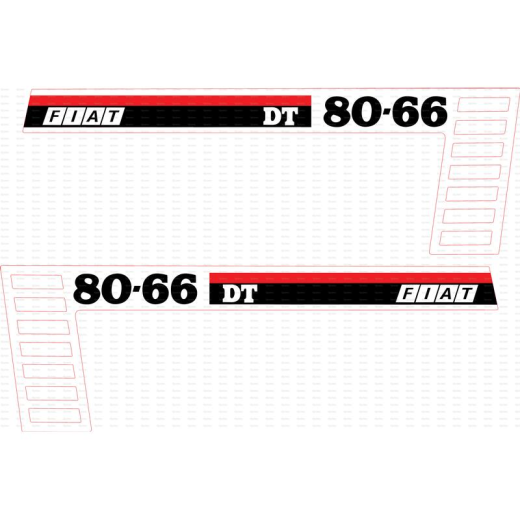 Decal kit 80-66 DT