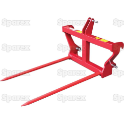 Bale Transport Fork - 2 x M28 x 1250mm C2 Tines (SHW Brand)