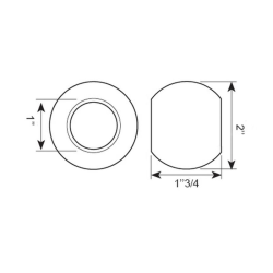 Replacement ball upper link cat 2