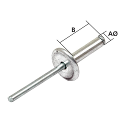 Agripak pop rivet 4.8 x 21mm