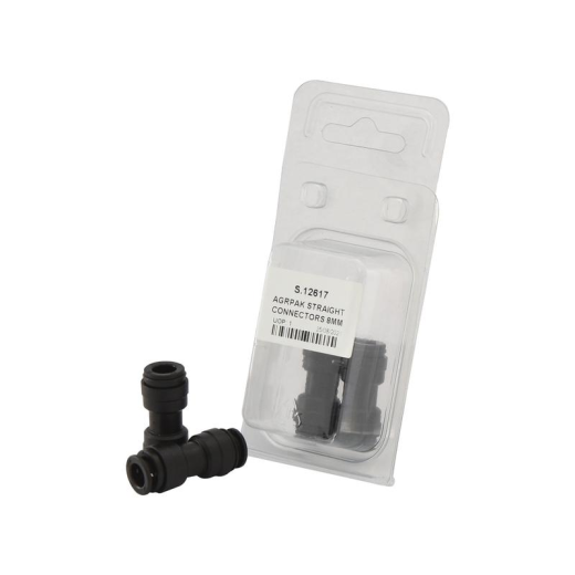 AGRPAK STRAIGHT CONNECTORS 8MM