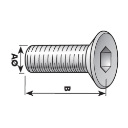 A/PAK HEX SOCKET C/SUNK SCREWS