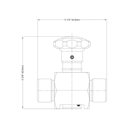 Absperrhahn 1/2" BSP