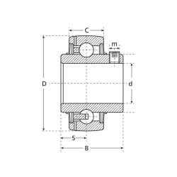 Kugellager UC 204