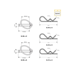 APAK-LINCH PINS &amp; GRIP CLIPS