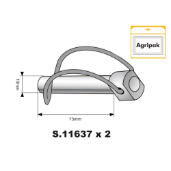 AGRIPAK STABILISER PIN (QTY 2)