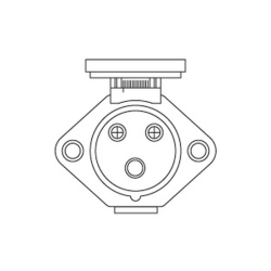 3-pin socket