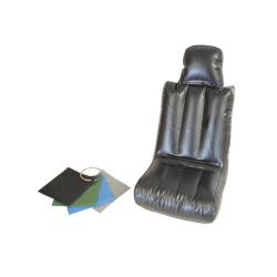 Air-formed cushion for seat cover