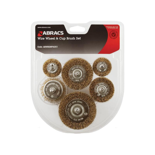 6pc SPINDLE WIRE BRUSH PACK