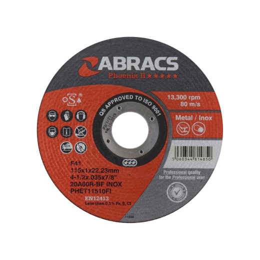 5s Cutting disc 115 x1.0 x22mm