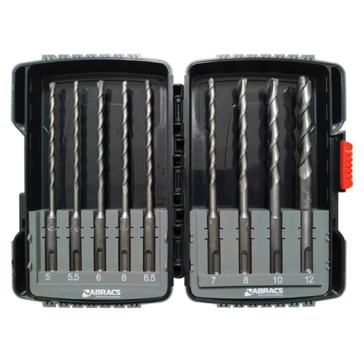 9pc SDS & Masonry Drill Bit Set