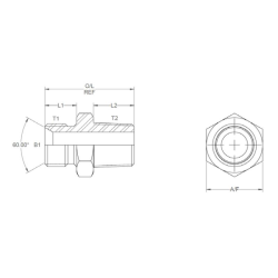 ADPT 1/4&quot;BSPP M-1/4&quot;BSPT M