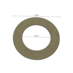 Belag für Rutschkupplung 151mm Weasler