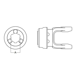 Automatic fork 1.3/8 - 21