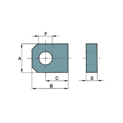 Weld eye 16.2mm