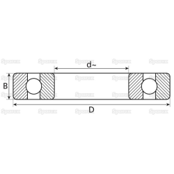 6310 2RSC3 NTN Bearing