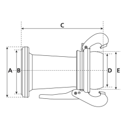 Bauer reducer 6" to 5"