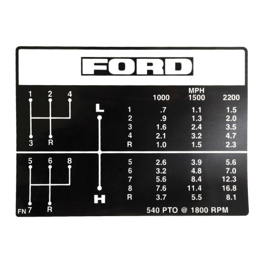 Decal for Ford