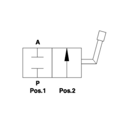 Shut-off valve 1/4&quot; BSP inside