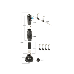 Atomizer for foam nozzle