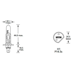 Agripak Bulb 12V 55W Plough light