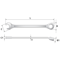 6mm open-end wrench individually