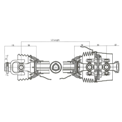 A6 W/A COMPLETE SHAFT 1010MM