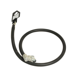 Battery Strap-Sleeved 900mm Black 50mm² Cable