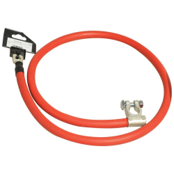 Battery Strap-Sleeved 1100mm Red 50mm² Cable