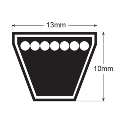 AVX131040 V Belt