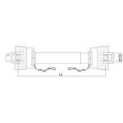 A4 SHAFT 1510MM WITH OVERRUN CLUTCH