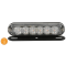 6 LED flashing light flat design amber