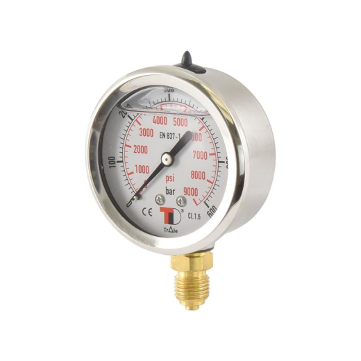 63MM PRESSURE GAUGE 0-600BAR