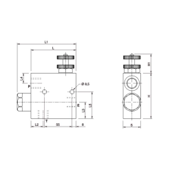 3-Way flow control 3/4 (ET)