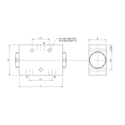 50/50 Flow divider 6-10L