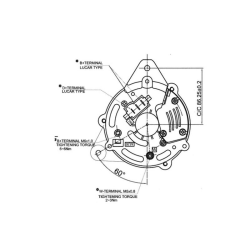 ALTERNATOR 12V 45A